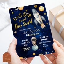 O Planeta Boy Space 1rua Percorre O Sol Aniversári