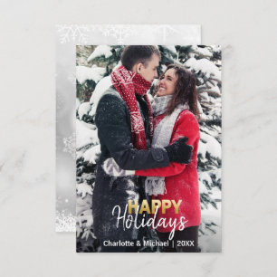 Convites O primeiro Xmas casou-se boas festas contratou a