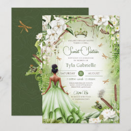 Convites O Príncipe Sapo Conto de Fadas Princesa Doze Anos