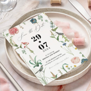 Convites O Quadro Selvagens do Jardim SecretoFlores Salva A