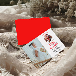 Convites O que é divertido Caricaturas primeiro aniversario