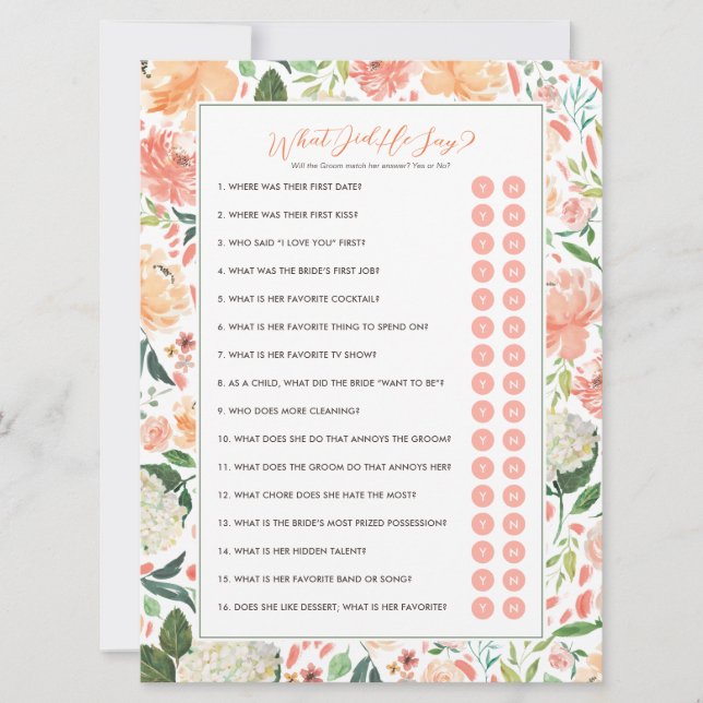 Convites O Que Ele Disse Para O Jogo Do Chá de panela De Gr (Frente)