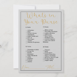 Convites O que há na sua Chá de panela de Cinza leve