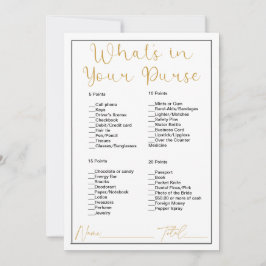 Convites O que há no seu Chá de panela branco e Dourado