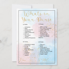 Convites O que há no seu Chá de panela rosa e azul