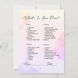 Convites O que há no seu Chá de panela rosa e roxo