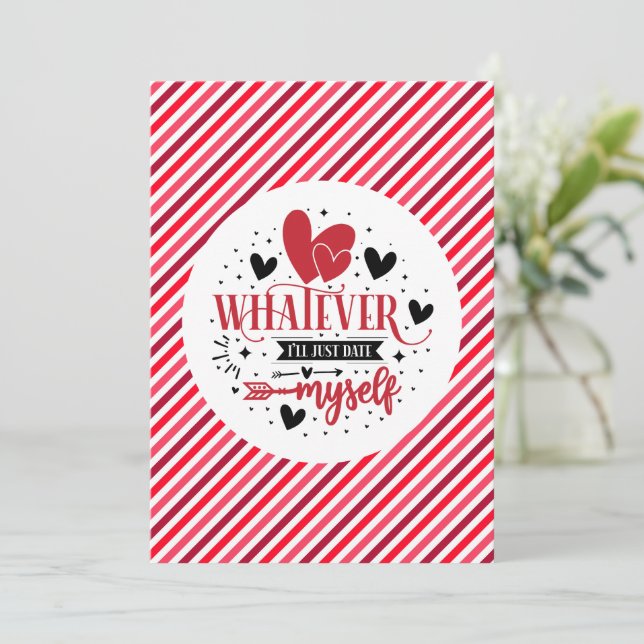 Convites O que quer que eu me namore (Em pé/Frente)