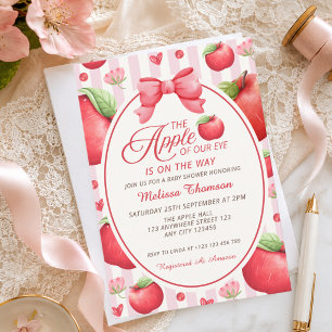 Convites O Queridinho Coquete Rosa Vermelho Baby Shower