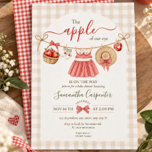 Convites O Queridinho do Nosso Olhar Chá de Bebê em xadrez