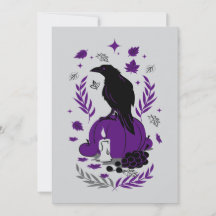 O Raven do outono - Soirée do Halloween Gótico