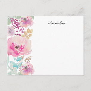 Convites O roxo floresce artigos de papelaria