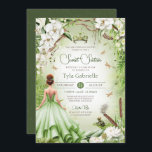 Convites O Sapo Príncipe Doce 16 Princesa Aniversário<br><div class="desc">*~*~** Um sonho de conto de fadas tornou-se realidade. Seu dia especial merece um design de convite muito especial. Dei tanto tempo e me importo em projetar este convite e estou APAIXONADO. Espero que você também esteja! Este elegante convite de aniversário apresenta tantas flores e fauna belas de isca. Dourada...</div>