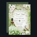 Convites O Sapo Príncipe Fairytale Princesa Sweet 16<br><div class="desc">*~*~** Um sonho de conto de fadas tornou-se realidade. Seu dia especial merece um design de convite muito especial. Dei tanto tempo e me importo em projetar este convite e estou APAIXONADO. Espero que você também esteja! Este elegante convite de aniversário apresenta tantas flores e fauna belas de isca. Dourada...</div>