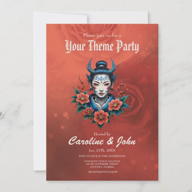 Convites O segredo da beleza pálida. (Frente)