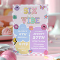 O Seis É Uma Festa de aniversário De 6 De Pré-Disq