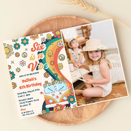 Convites O Seis É Uma Festa de aniversário De 6 Retrorrefle