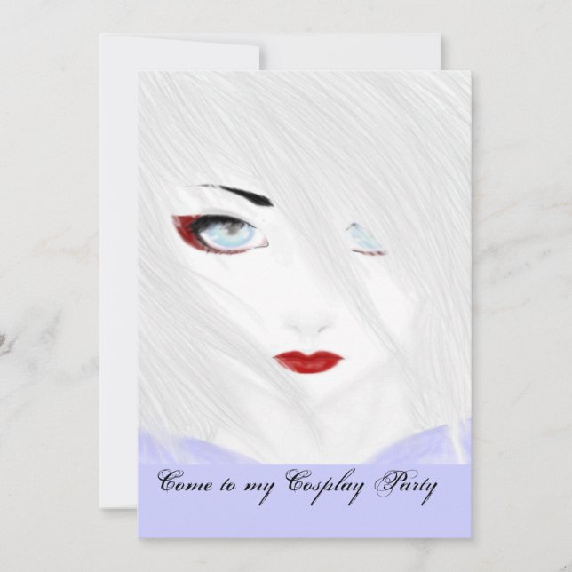 Convites O Snow Geisha (Frente)