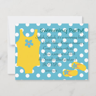 Convites O Swimsiut Amarelo