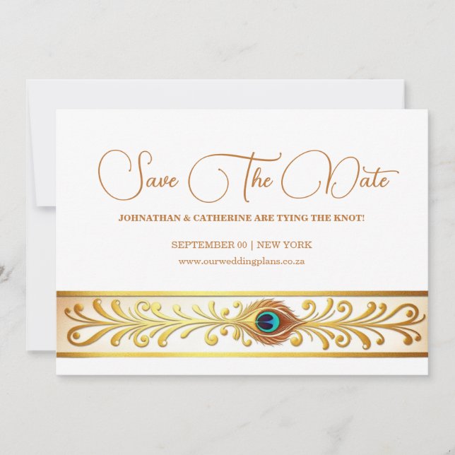 Convites O tema do casamento de Pavock floresce pássaros sa (Frente)