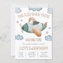 Convites O tempo voa quando você está se divertindo no aniv