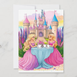 Convites O Terreno Amigável da Princesa Rosa