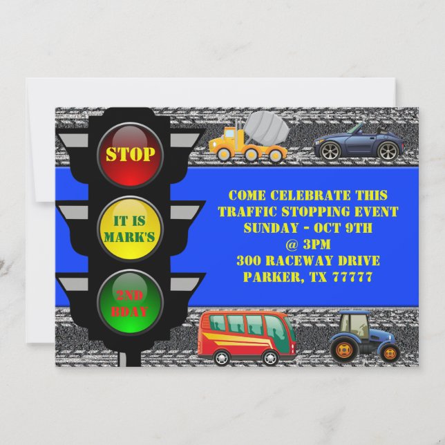 Convites O trator do ônibus do camião basculante do carro (Frente)