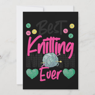 Convites O tricô do Knit Crocheting Acontece com o Knitter