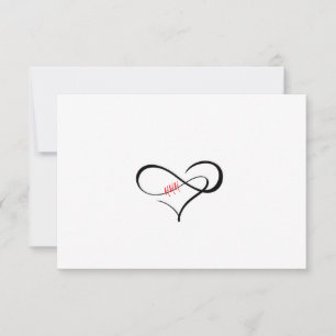 Convites O Triplo H Infinity Heart