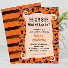 Convites O truque de Spooky e o gênero de Halloween revelam