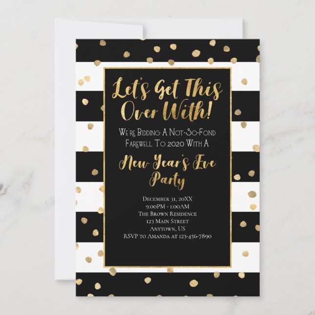 Convites O vamos acaba com o Ano Novo 2020 2021 (Frente)