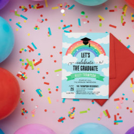 Convites O Vamos verde das nuvens do arco-íris celebra o Fo