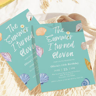 Convites O Verão Que Eu Tornei Onze 11