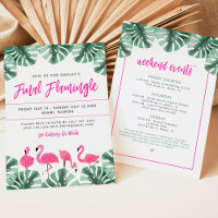 OAKLEY Final Flamingle Tropical Bachelorette Invit