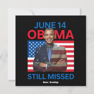 Convites Obama, 14 De Junho, Ainda Perdeu Presente De Aprec