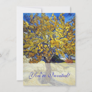 Convites Obra-Prima da Arte da Amoreira de Van Gogh