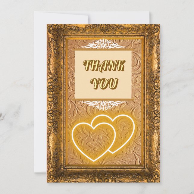 Convites Obrigado A Saudação Islâmica Nikah (Frente)