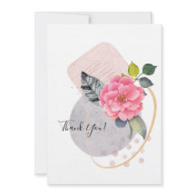 Obrigado! Colagem Floral