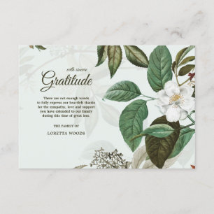 Convites Obrigado cor-de-rosa selvagem do falecimento você