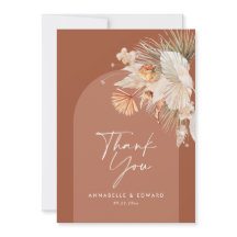 obrigado de casamento do terracotta do orçamento