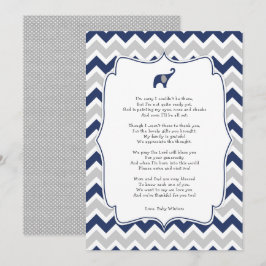 Convites Obrigado do poema do chá de fraldas você notas,