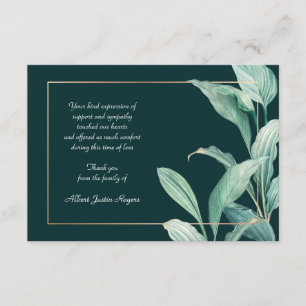 Convites Obrigado elegante da simpatia das hortaliças voc