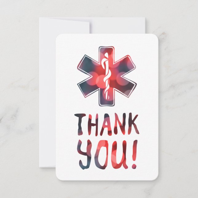 Convites obrigado estrela da vida (Frente)