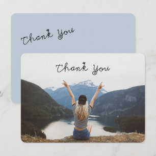 Convites Obrigado Foto De Graduação