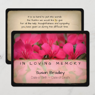 Convites Obrigado memorável da simpatia do vintage do