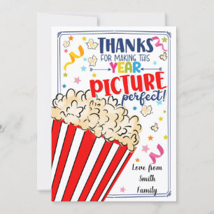 Convites Obrigado pela foto do ano perfeito para o presente