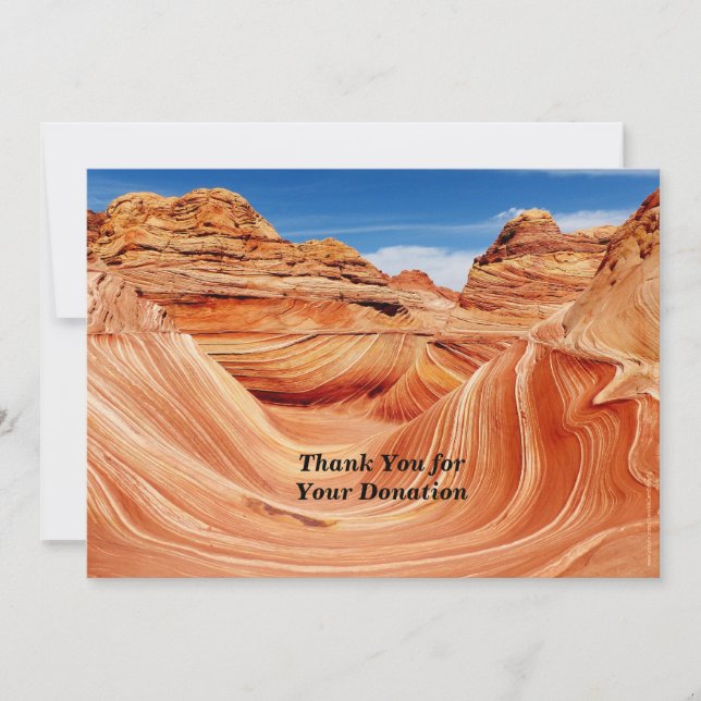 Convites Obrigado pelo Paraíso Fotográfico de Donação Memor (Frente)