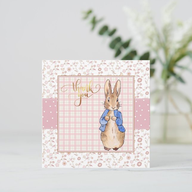 Convites Obrigado Peter o Coelho (Criador carregado)