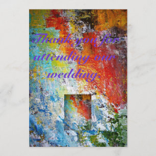 Convites Obrigado Por Estarem Presentes No Nosso Casamento