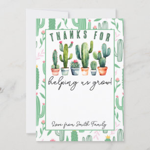 Convites Obrigado por me ajudar a cultivar o professor de c