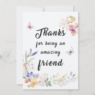 Convites Obrigado por ser um amigo incrível